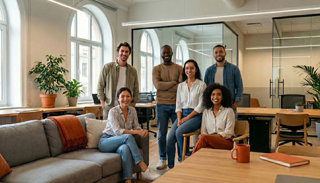 Notre équipe au bureau